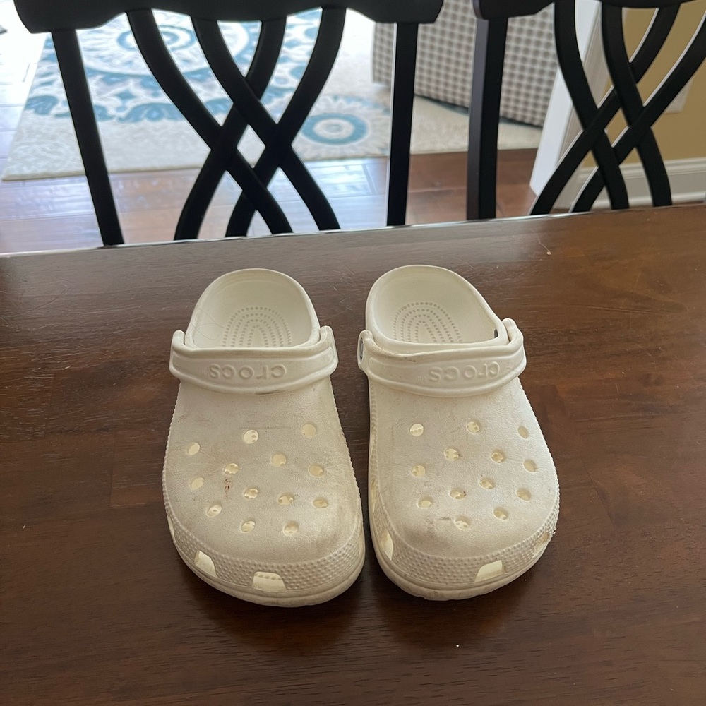 White crocs